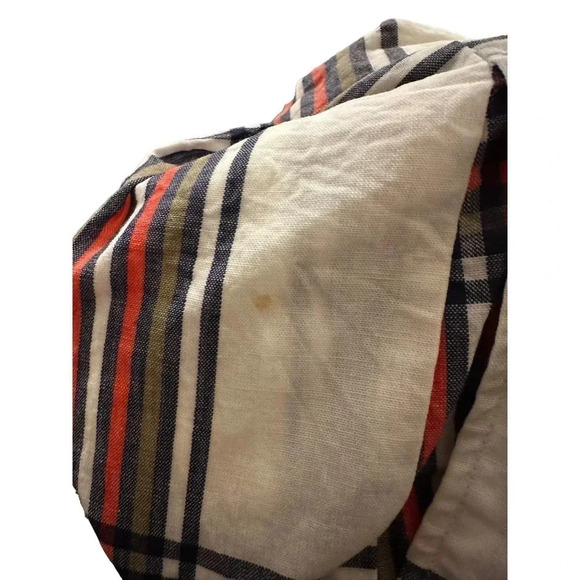 CounterParts Women's White Plaid Pattern Side Zip Midi Skirt Size 10 - Picture 4 of 9